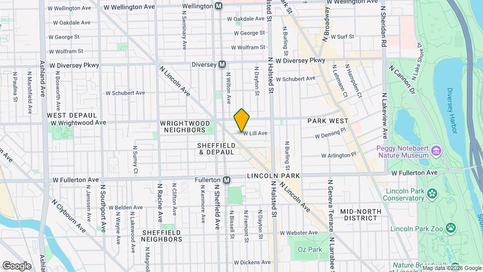 869 W Lill Ave, Unit B3 Map and Location Details