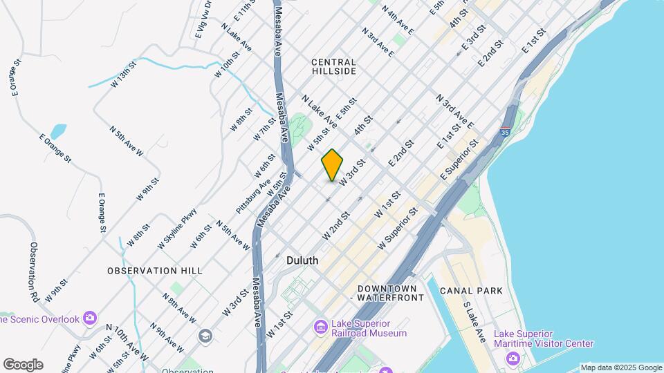 117 W 3rd St Map and Location Details