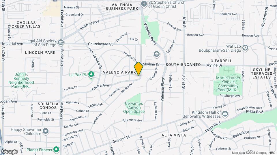 5762 Olvera Ave Map and Location Details