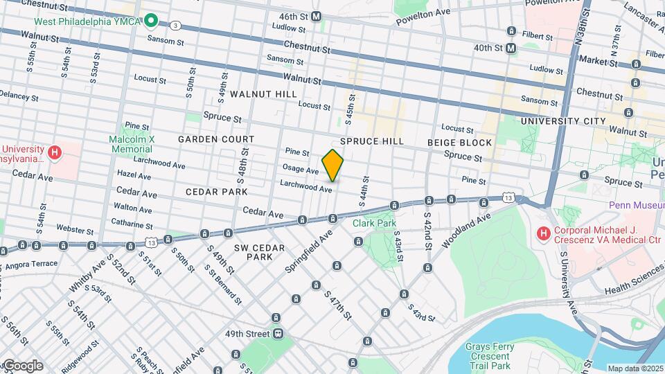 4501 Larchwood Ave Map and Location Details