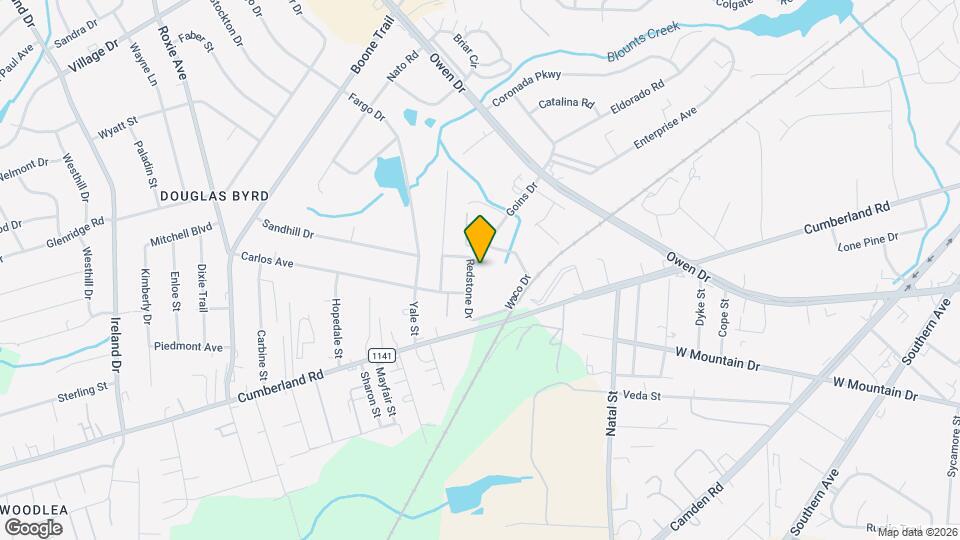 2153 Redstone Dr Map and Location Details