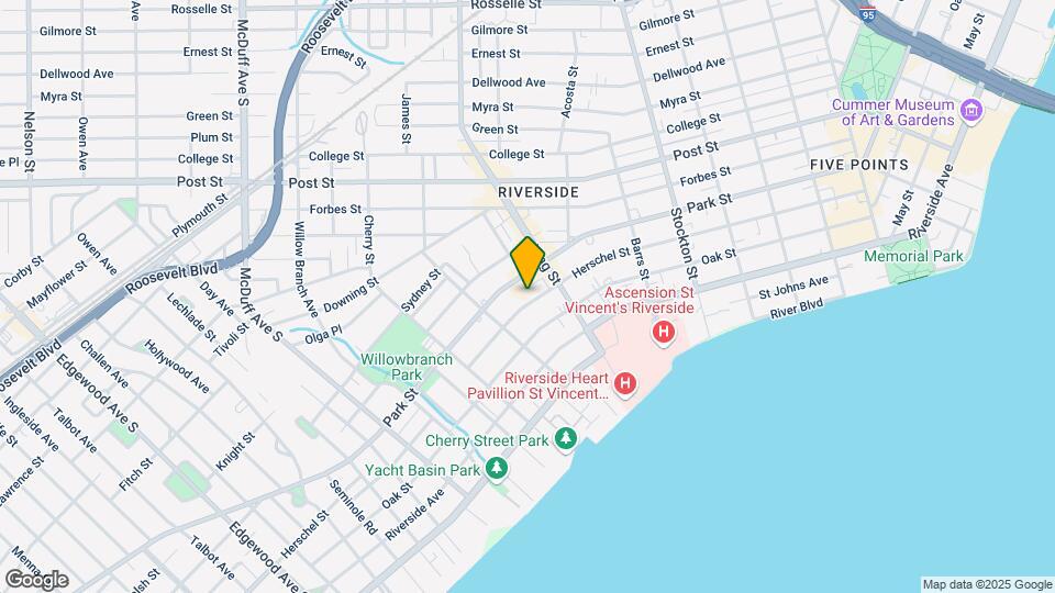 2739 Herschel St Mapa y Detalles de la Ubicación
