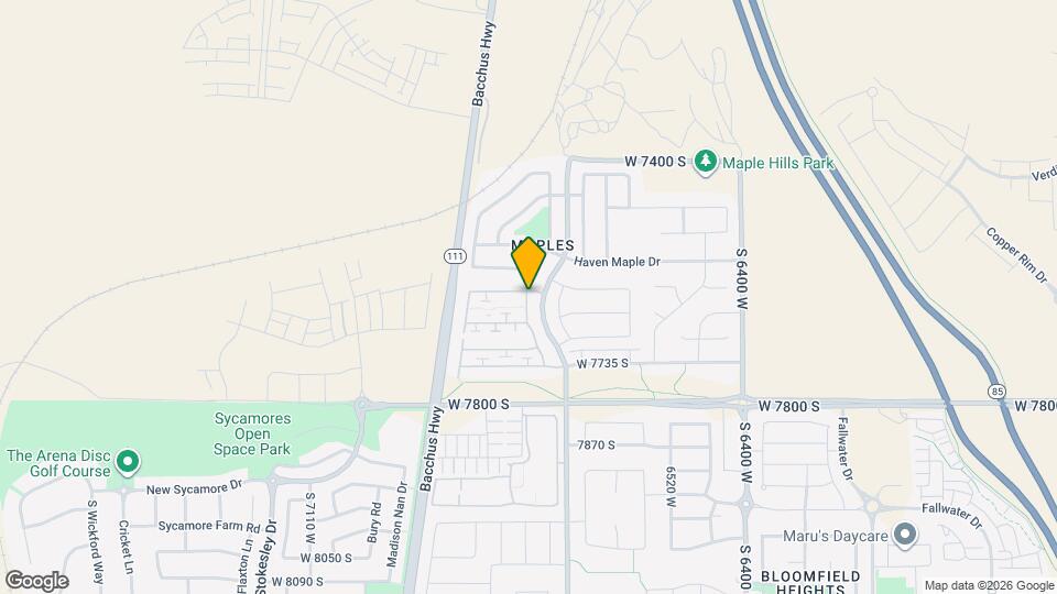 7611 S Yellowwood Ln Mapa y Detalles de la Ubicación