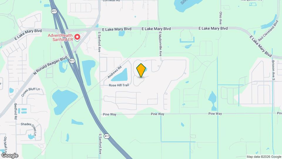 3310 Pine Oak Trail Map and Location Details