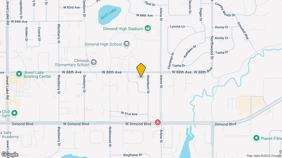 8821 Hamlet Cir Map and Location Details