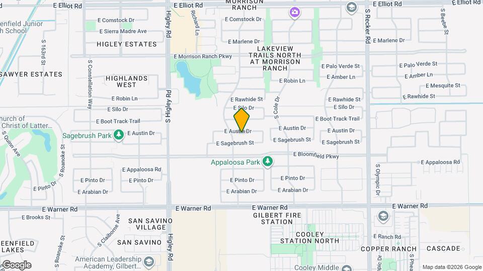 3379 E Sagebrush St Map and Location Details