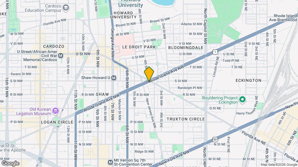 408 Rhode Island Ave NW Map and Location Details