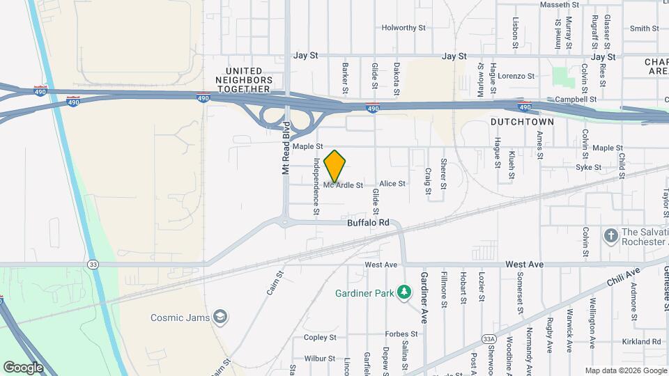 85 Mc Ardle St Map and Location Details