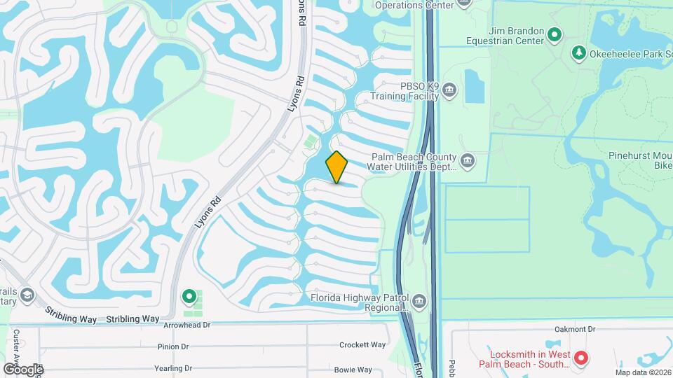 8233 Pine Cay Rd Mapa y Detalles de la Ubicación