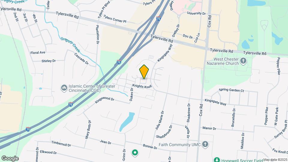 7525 Queen Ann Ct Map and Location Details