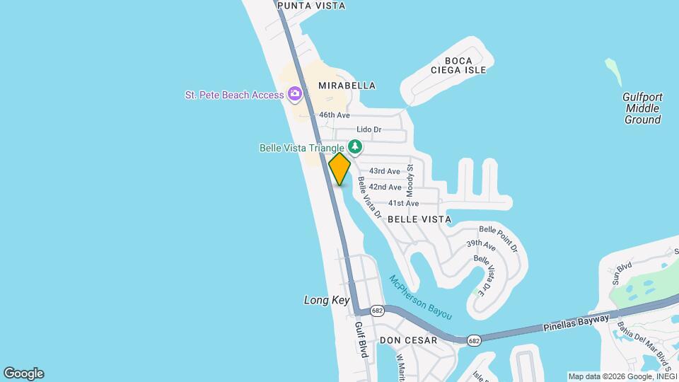 4103 Gulf Blvd Map and Location Details
