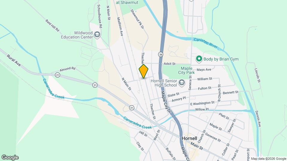 154 Thacher St Map and Location Details