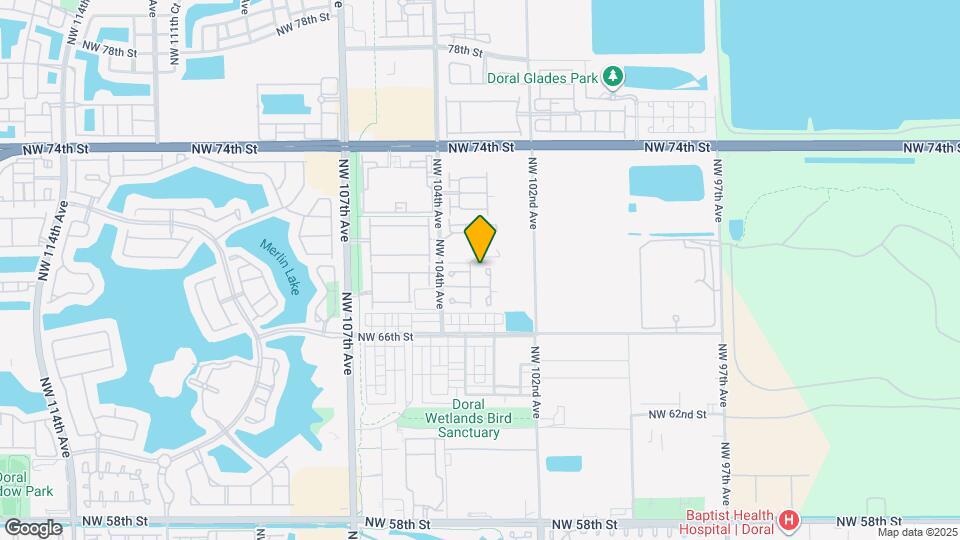 6846 NW 103rd Ave Map and Location Details