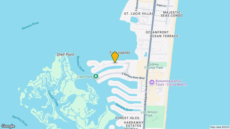 2001 S Banana River Blvd Map and Location Details