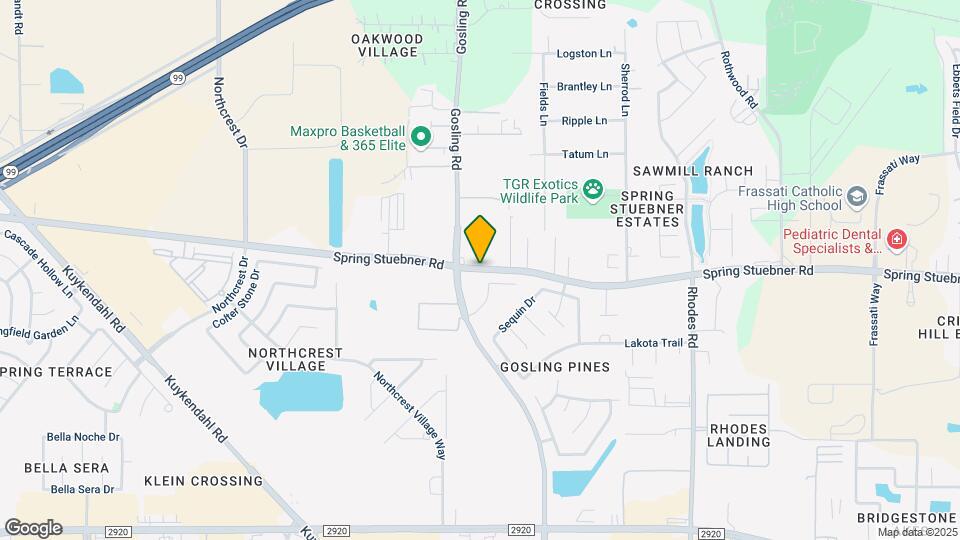 5709 Spring Stuebner Rd Map and Location Details