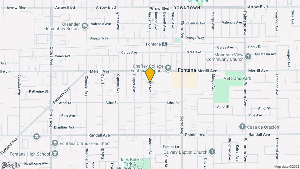 8984 Juniper Ave Map and Location Details