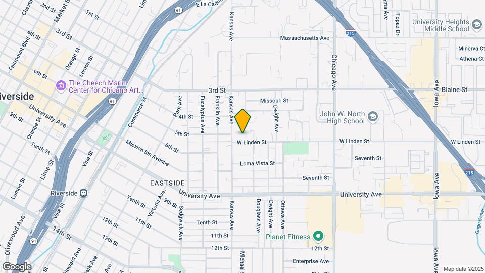 Park View Apartments- Riverside, CA Map and Location Details