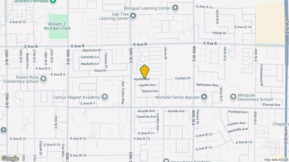 3550 Apollo Ave Map and Location Details