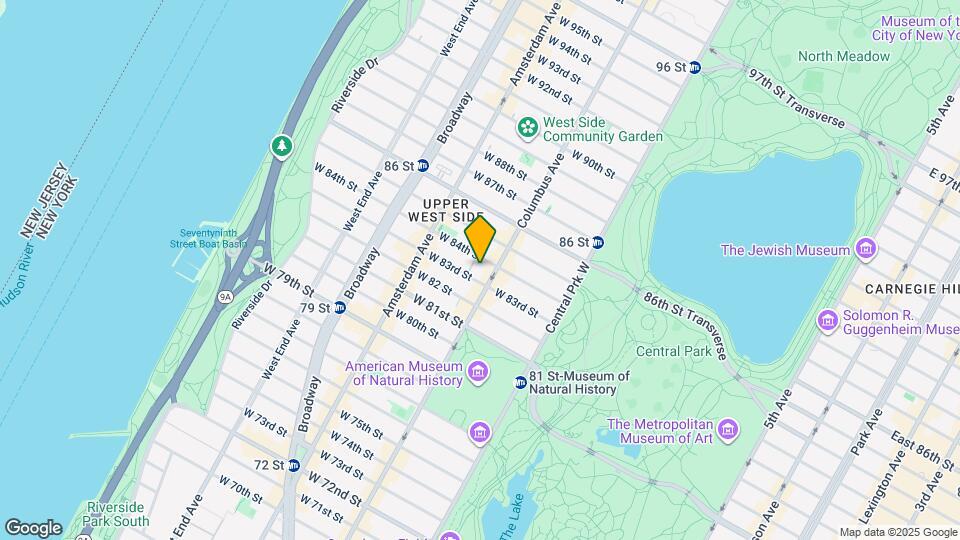 100 W 84th St Map and Location Details
