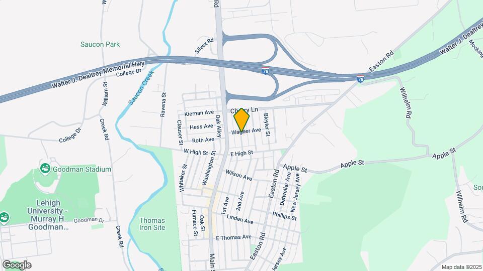 1549 Burkhardt St-Unit -B Map and Location Details