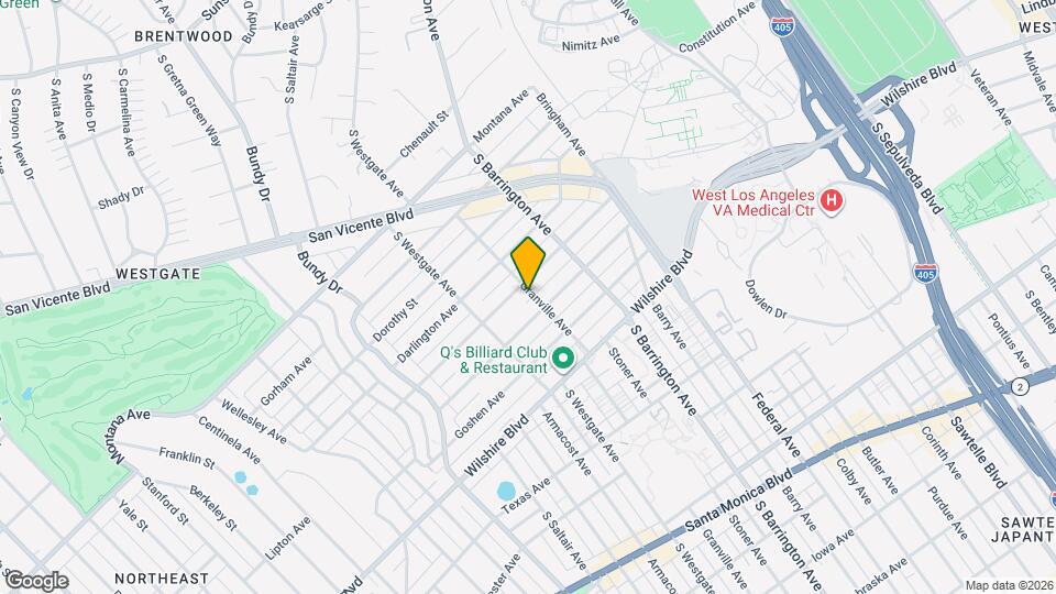 1015 Granville Ave Map and Location Details