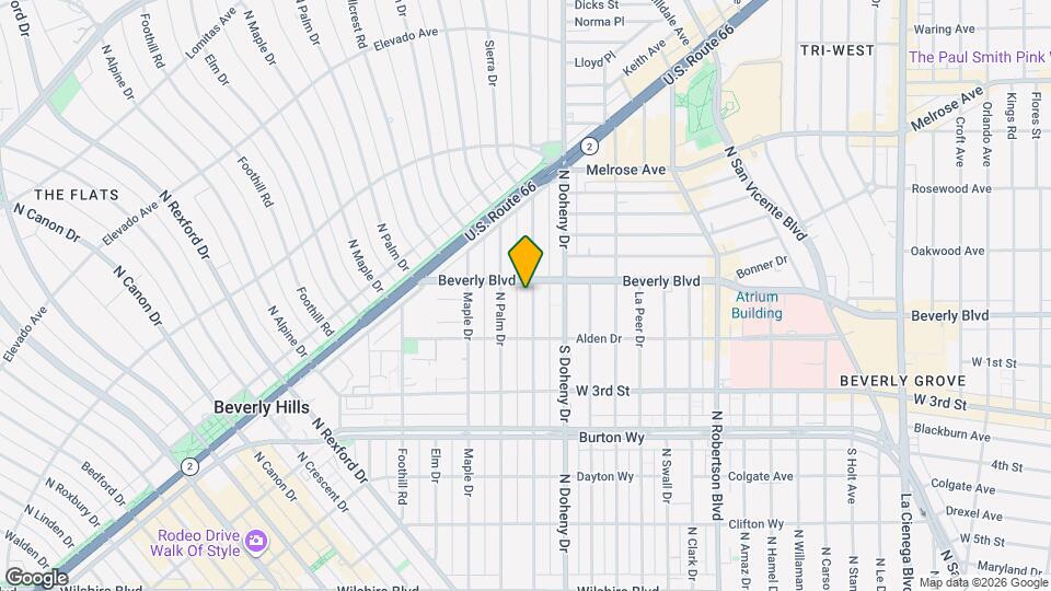 419 N Oakhurst Dr Map and Location Details