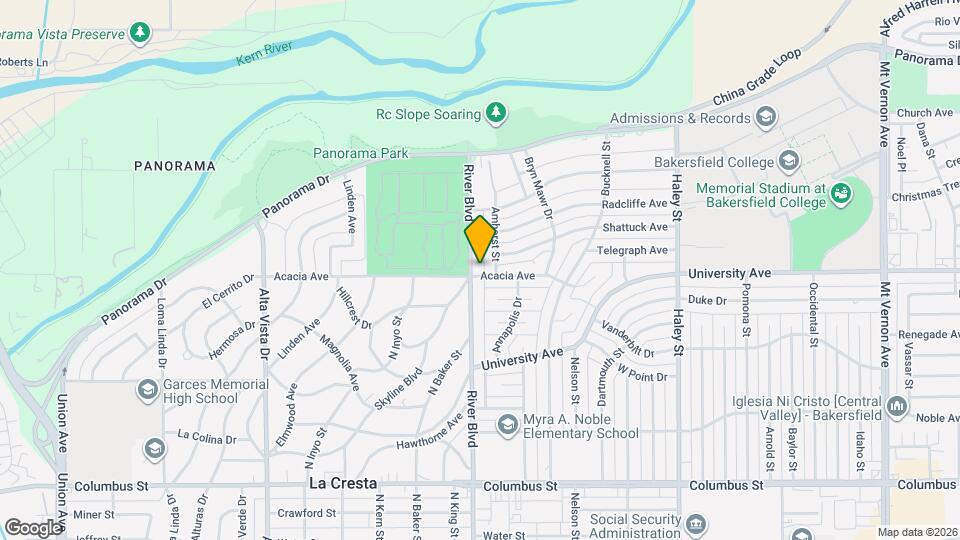 3501 River Blvd Mapa y Detalles de la Ubicación