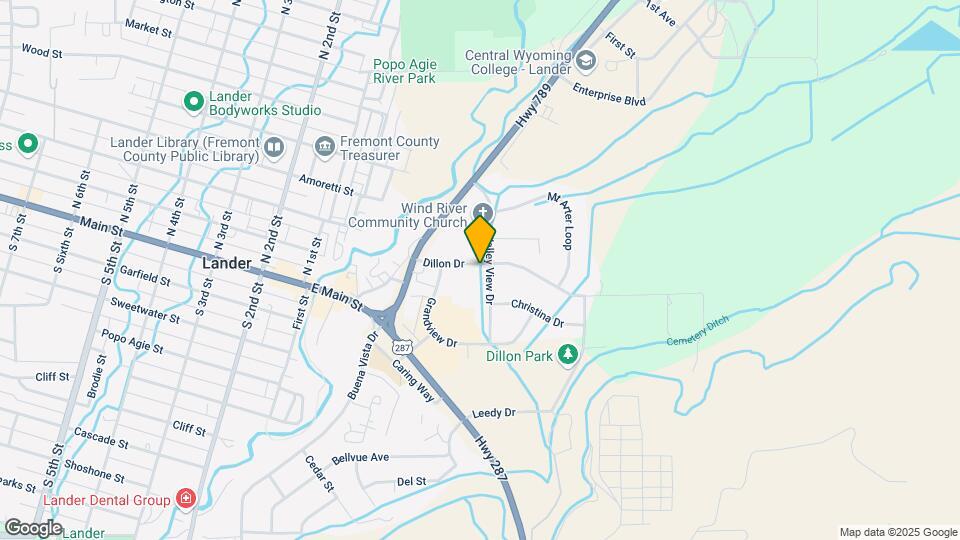 200 Valley View Dr Map and Location Details