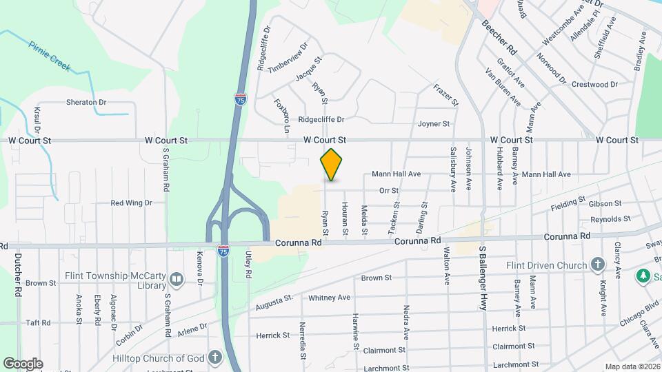 1549 Ryan St Map and Location Details