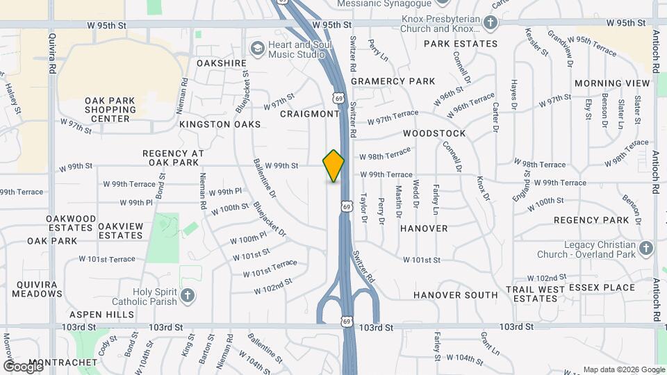 9955 Melrose Dr Mapa y Detalles de la Ubicación