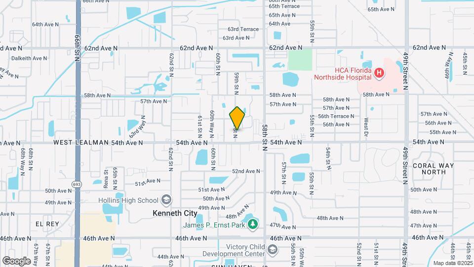 5457 59th St N Map and Location Details