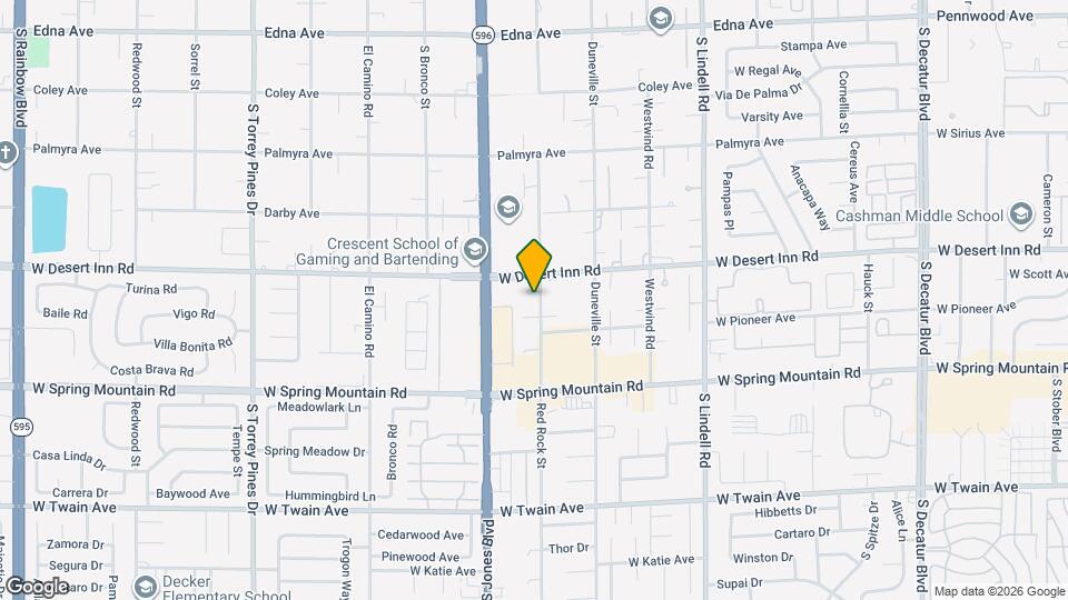 5965 Desert Oasis Cir Map and Location Details