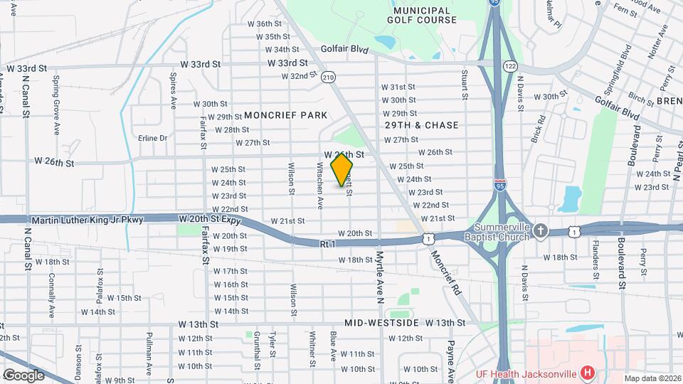 1417 W 23rd St Map and Location Details