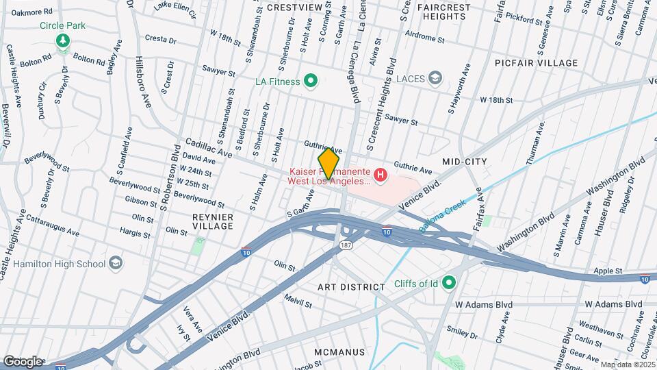 2062 Chariton St Map and Location Details
