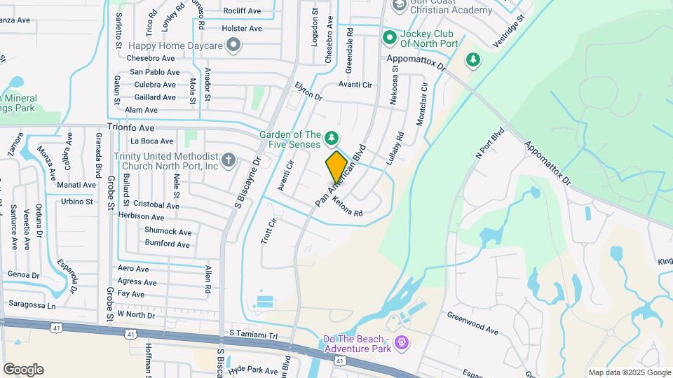 4640 Pan American Blvd Map and Location Details