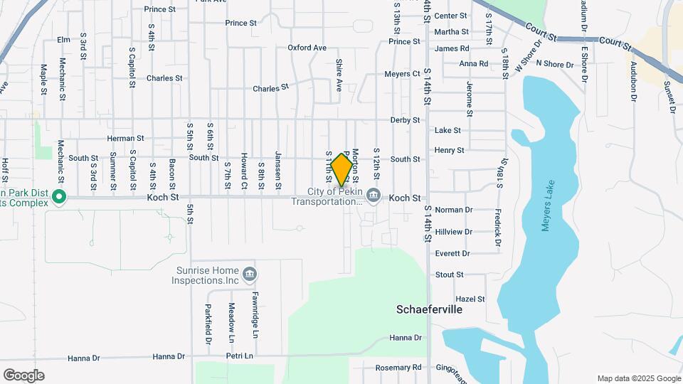 1107 Koch St Mapa y Detalles de la Ubicación