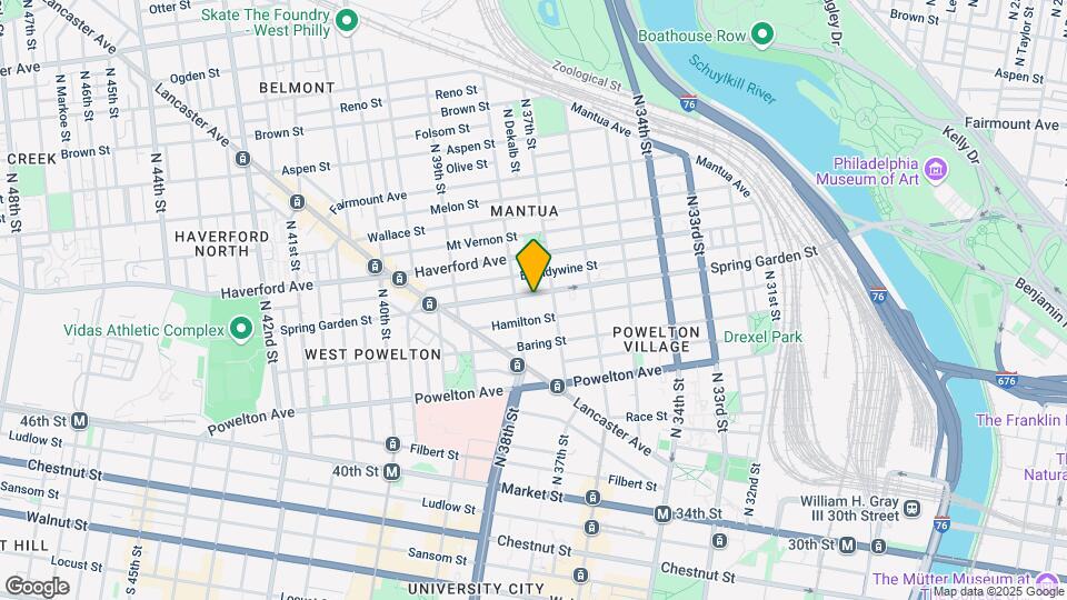 3718 Spring Garden St Map and Location Details
