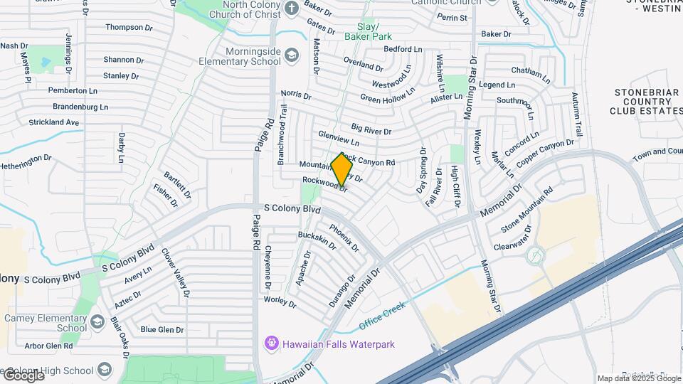 5521 Rockwood Dr Map and Location Details