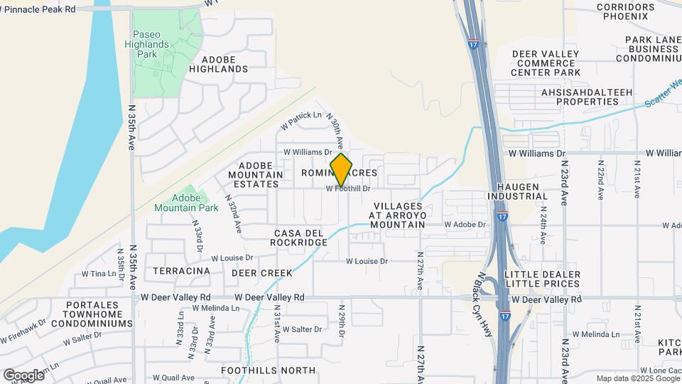 22243 N 29th Dr Map and Location Details