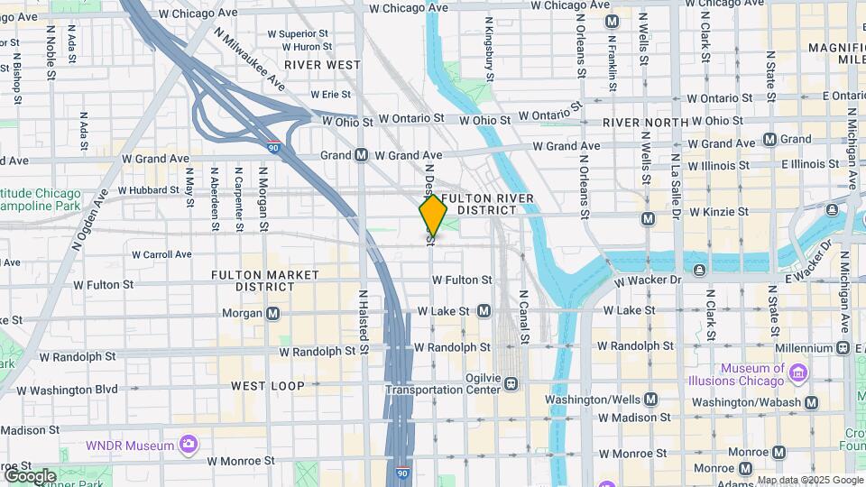 351 N Desplaines St Mapa y Detalles de la Ubicación