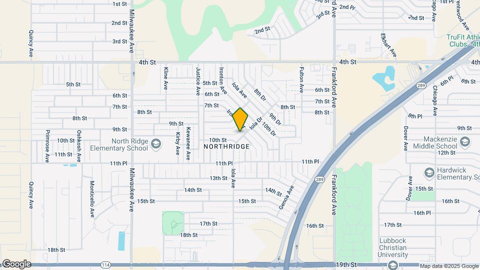 1012 Iola Dr Map and Location Details