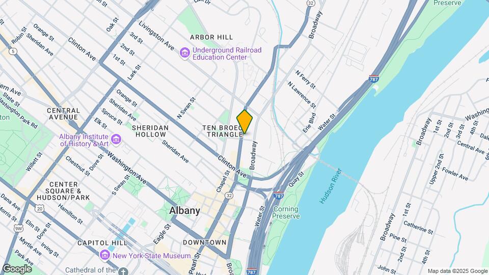 191 N Pearl St Map and Location Details