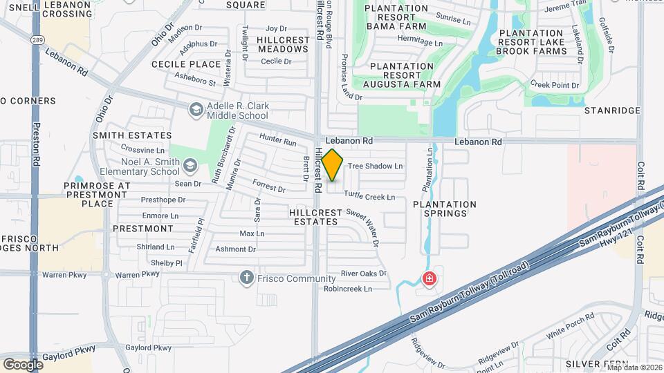 4206 Tanglewood Ln Map and Location Details