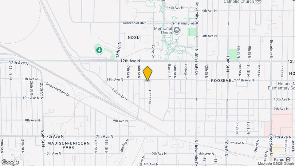 1038 15th St N Map and Location Details