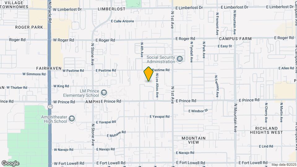 3702-3712 N 4th Ave Mapa y Detalles de la Ubicación