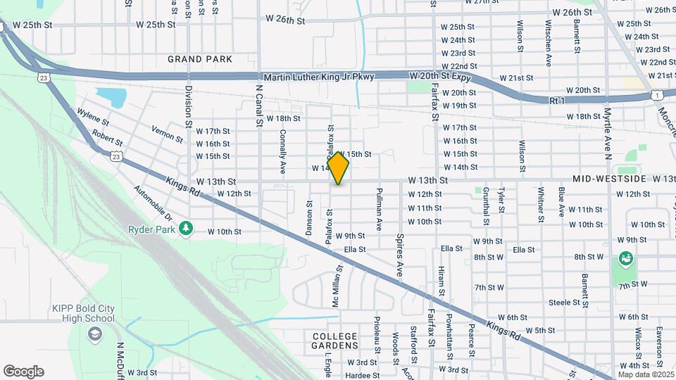 2027 W 12th St Map and Location Details