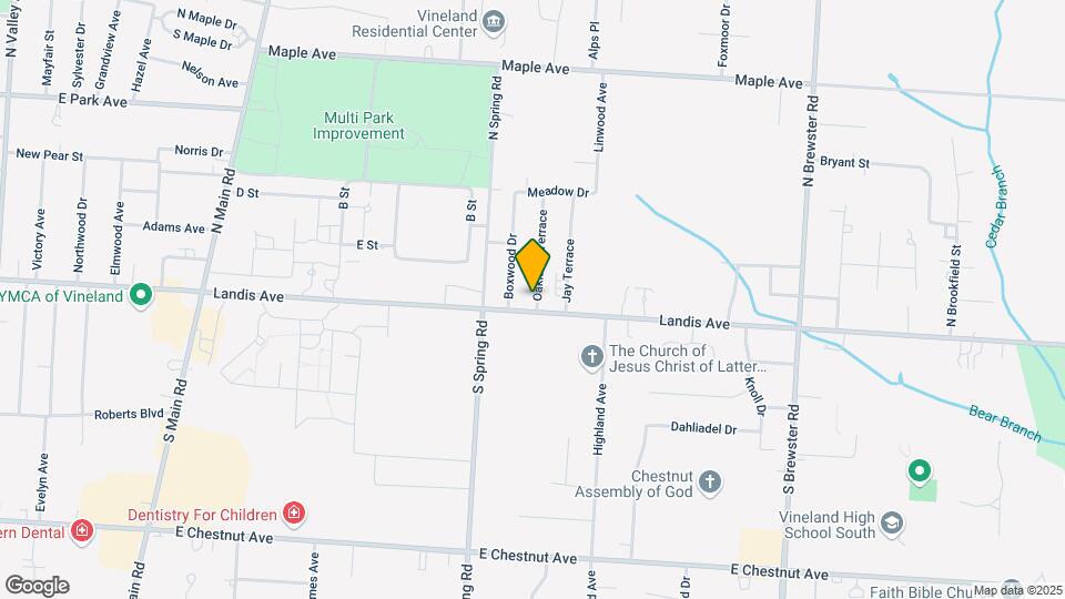 2114 E Landis Ave Mapa y Detalles de la Ubicación