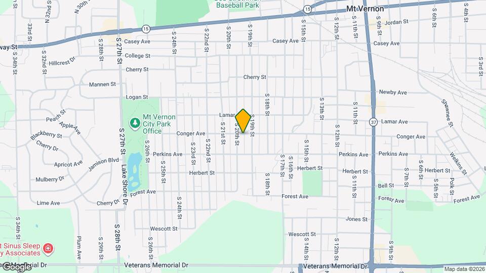 1917 Conger Ave Mapa y Detalles de la Ubicación