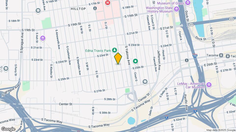 2412 S I St Mapa y Detalles de la Ubicación