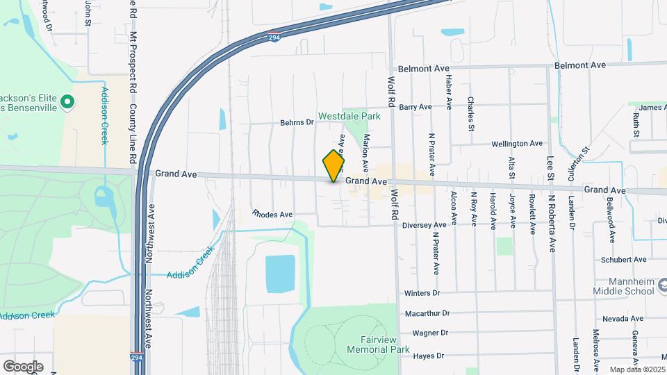 215 W Grand Ave Mapa y Detalles de la Ubicación